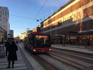 T-Centralen buss 69 till Kaknästornet